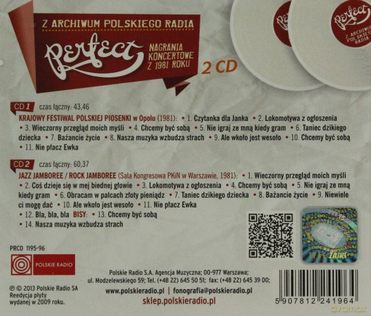 Perfect: Z Archiwum Polskiego Radia Nagrania Koncertowe Z 1981 r. (reedycja) [2CD]