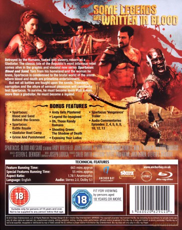 Spartacus: Blood and Sand (Krew i Piach) [4xBlu-Ray]