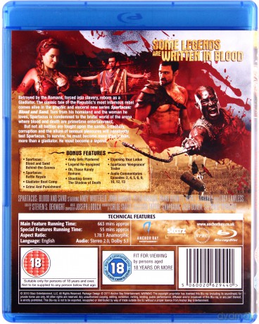 Spartacus: Blood and Sand (Krew i Piach) [4xBlu-Ray]