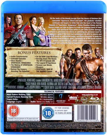 Spartacus: Vengeance [4xBlu-ray]