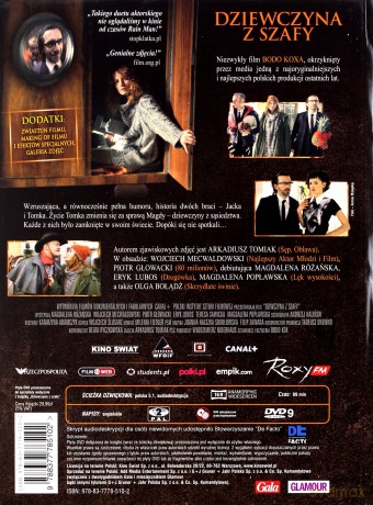 Dziewczyna z szafy (booklet) [DVD]