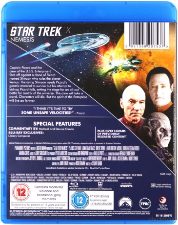 Star Trek: Nemesis [Blu-Ray]
