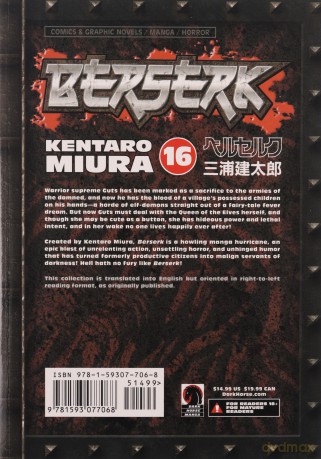 Berserk Volume 16 - Kentaro Miura [KSIĄŻKA]