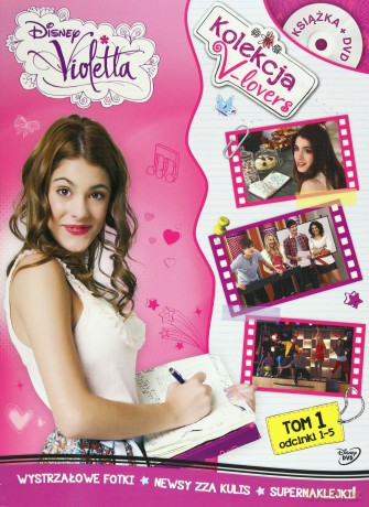 Violetta Kolekcja V-lovers Tom 1 odcinki 1-5 [KSIĄŻKA]+[DVD]