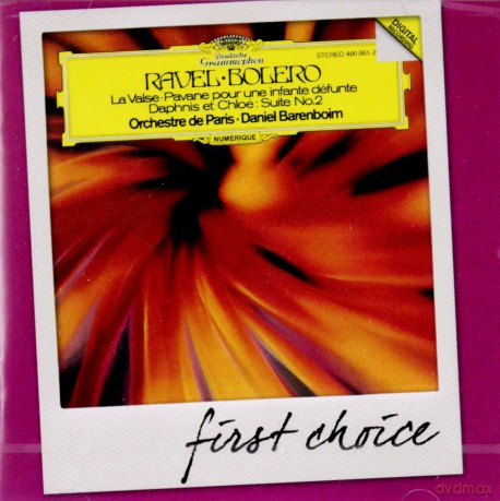 Daniel Barenboim: Ravel Bolero (First Choice) [CD]