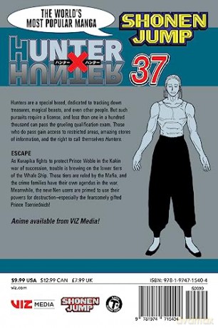 Hunter X Hunter Vol 37 - Yoshihiro Togashi [KSIĄŻKA]