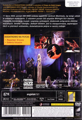 Cirque du soleil: Midnight sun [DVD]