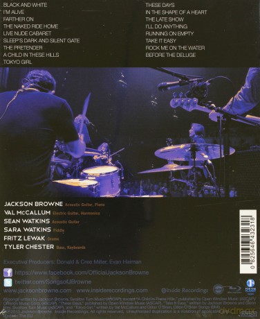 Jackson Browne: Ill Do Anything (Live In Concert) (digipack) [Blu-Ray]