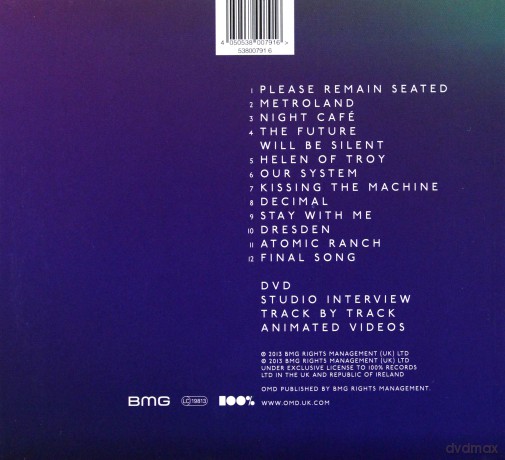 Omd: English Electric Limited Edition (digipack) [CD]+[DVD]