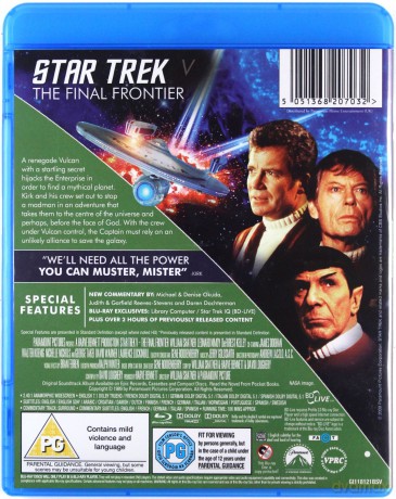 Star Trek: The Final Frontier (Star Trek V: Ostateczna granica) [Blu-Ray]
