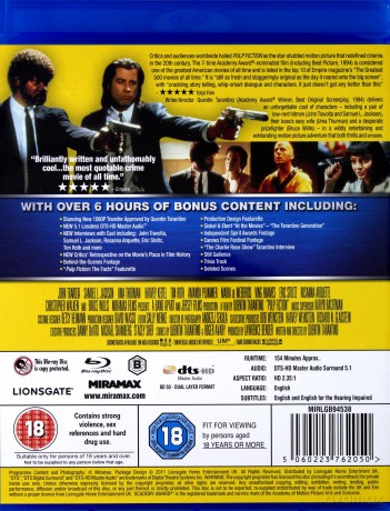 Pulp Fiction [Blu-Ray]