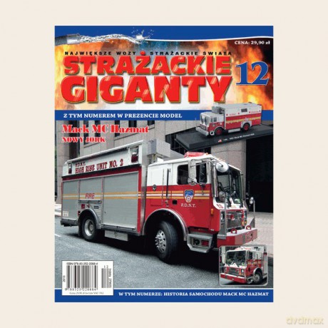 Strażackie Giganty. Największe Wozy Strażackie Świata 12: Mack MC Hazmat [KSIĄŻKA]+[MODEL]