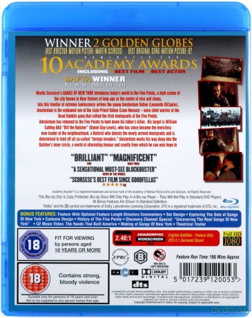 Gangs of New York (Gangi Nowego Jorku) [Blu-Ray]