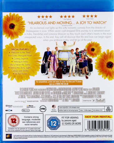 The Best Exotic Marigold Hotel [Blu-Ray]