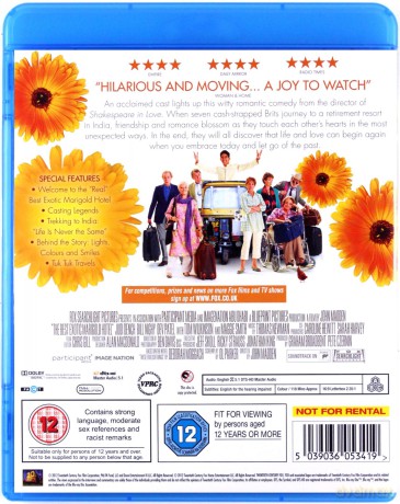 The Best Exotic Marigold Hotel [Blu-Ray]