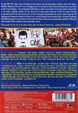 Queen + The Freddie Mercury Tribute Concert (NTSC) [3DVD]
