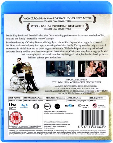 My left foot (Moja lewa stopa) [Blu-Ray]