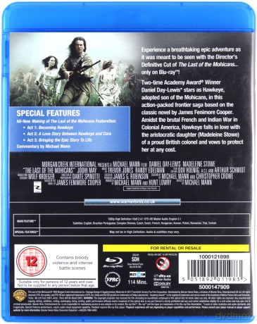 Ostatni Mohikanin [Blu-Ray]