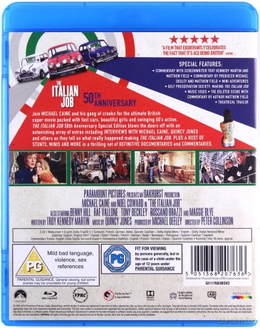 The Italian Job - 40th Anniversary Edition (Włoska Robota) [Blu-Ray]