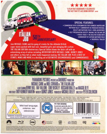 The Italian Job - 40th Anniversary Edition (Włoska Robota) [Blu-Ray]