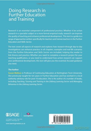 Doing Research In Further Educatn/Traini - Susan Wallace [KSIĄŻKA]