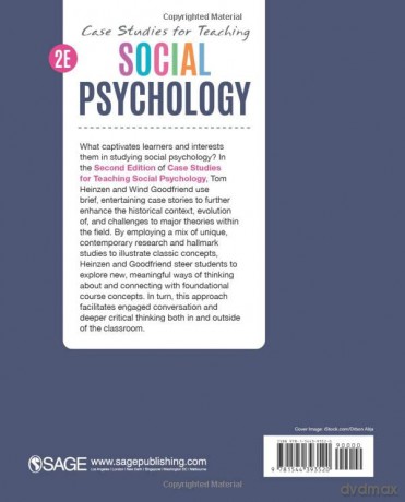 Case Studies For Teaching Social Psychol - Thomas E. Heinzen [KSIĄŻKA]