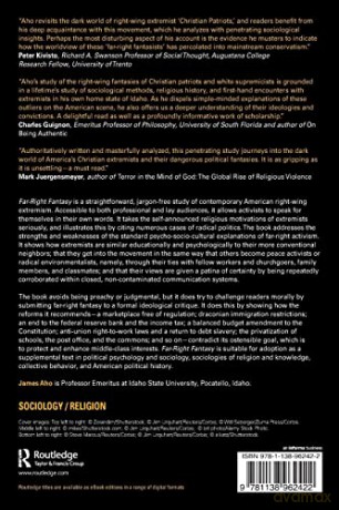 Far-Right Fantasy: A Sociology Of Americ - James Aho [KSIĄŻKA]