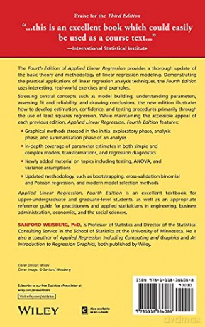 Applied Linear Regression 4th Edition - Sanford Weisberg [KSIĄŻKA]