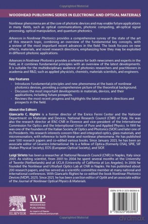 Advances In Nonlinear Photonics - Giancarlo C Righini [KSIĄŻKA]