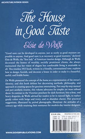 House In Good Taste - Elsie De Wolfe [KSIĄŻKA]
