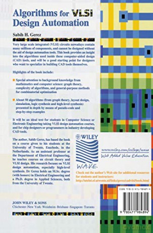 Algorithms For Vlsi Design Automation - Gerez [KSIĄŻKA]