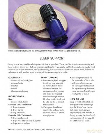 Essential Oil Recipes For Home/Body Care - Stephanie Ariel [KSIĄŻKA]