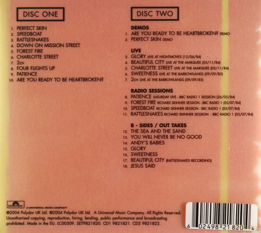 Lloyd Cole & The Commotions: Rattlesnakes-20th Anniversary Deluxe Ed [CD]