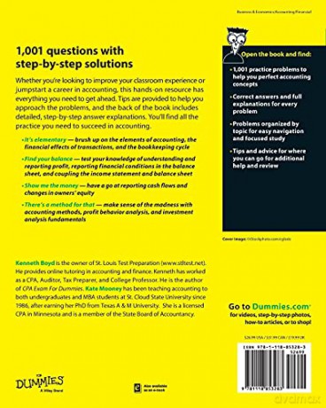 Accounting 1001 Practice Problems For Du - Kenneth Boyd [KSIĄŻKA]