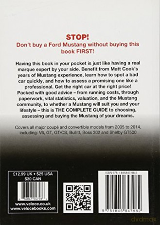 Ford Mustang - Matt Cook [KSIĄŻKA]