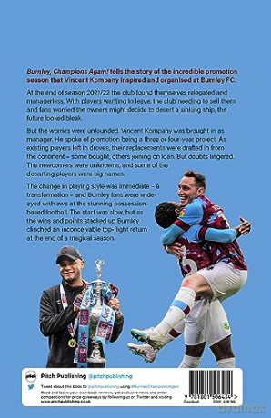 Burnley Champions Again - Dave Thomas [KSIĄŻKA]