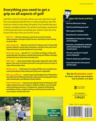 Golf Allinone For Dummies - Consumer Dummies [KSIĄŻKA]