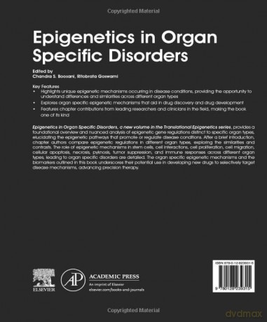 Epigenetics In Organ Specific Disorders3 - Chandra S. Boosani [KSIĄŻKA]