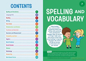 Brain Quest Workbook 5th Grade Revise [KSIĄŻKA]