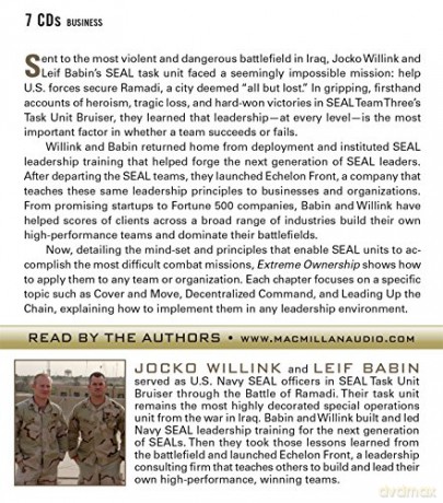 Extreme Ownership Cd - Jocko Willink [KSIĄŻKA]