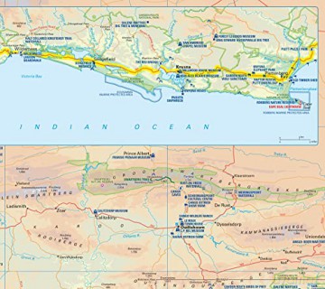 Collins Garden Route Touring Map - Collins Maps [KSIĄŻKA]