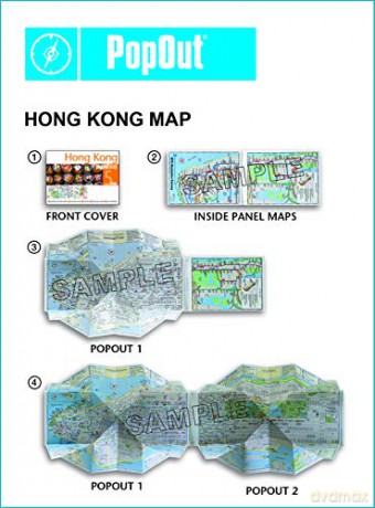 Hong Kong Popout Map [KSIĄŻKA]