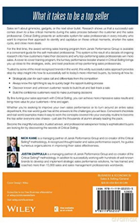 Critical Selling Skills - Justin Zappulla [KSIĄŻKA]