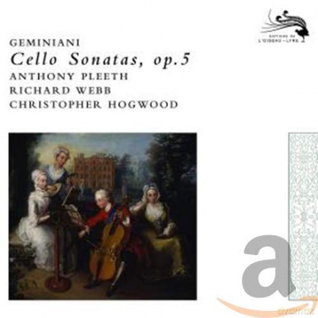 L\'oiseau - Lyre: Geminiani:6 Cello Sonatas (Pleeth) [CD]