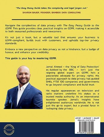 Easy Peasy Guide To The Gdpr - Jamal Ahmed [KSIĄŻKA]