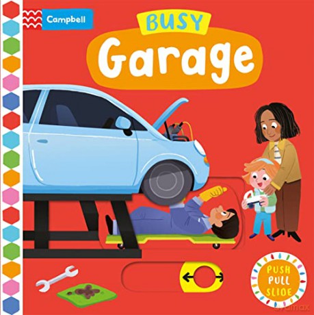 Busy Garage - Leesh (Illustr) Li [KSIĄŻKA]