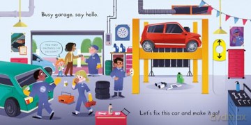 Busy Garage - Leesh (Illustr) Li [KSIĄŻKA]