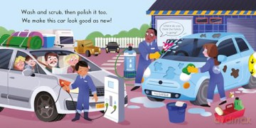 Busy Garage - Leesh (Illustr) Li [KSIĄŻKA]