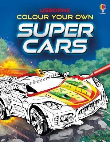 Colour Your Own Supercars - Sam Smith [KSIĄŻKA]