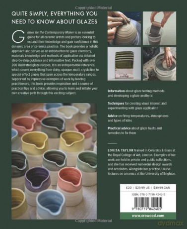 Glazes For The Contemporary Maker - Louisa Taylor [KSIĄŻKA]